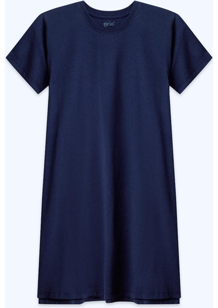 Kadın Kısa Kollu Çan Elbise Lacivert Renk modelleri