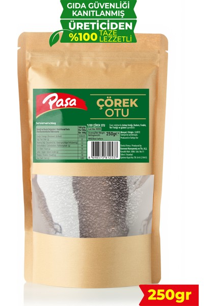Çörekotu 250 Gram