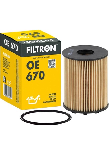 Filtron Yağ Filtresi Purflux Tip Fiat Linea 1.3 Mtjt Euro 4 2007-2012 ile Uyumlu