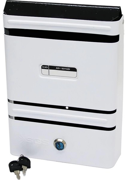 Metal Beyaz Posta Kutusu