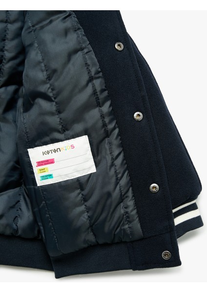 Uzun Kollu Aplikeli Bebe Yaka Kolej Ceket fırsatları