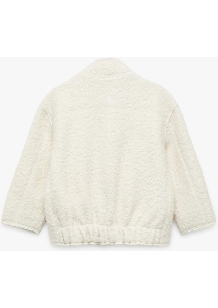 Dik Yaka Uzun Kollu Kapaklı Cepli Bürümcük Ceket fiyatları