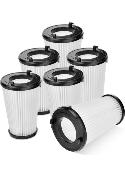 Electrolux Ergorapido Dikey Elektrikli Süpürge EHVS2510AW VS3510AR'A Uygun 6'lı Paket Vaf-1 Filtre Yedeği, Parça EL65522 (Yurt Dışından)