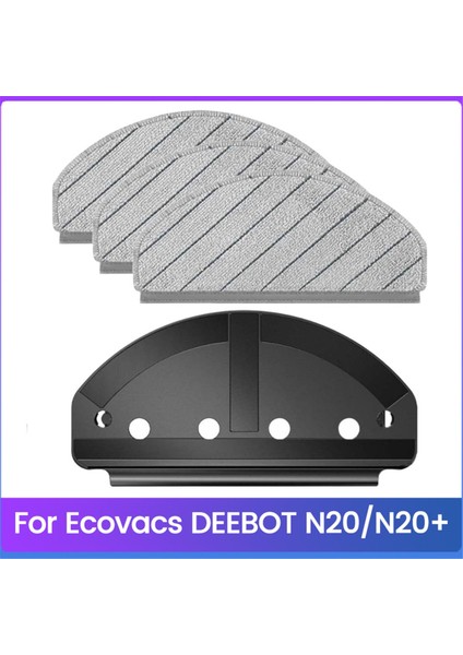 Ecovacs Deebot N20/N20+ Robot Süpürge Için Yedek Paspas Braketi Seti Mikrofiber Pedler Verimli Zemin Temizliği (Yurt Dışından)