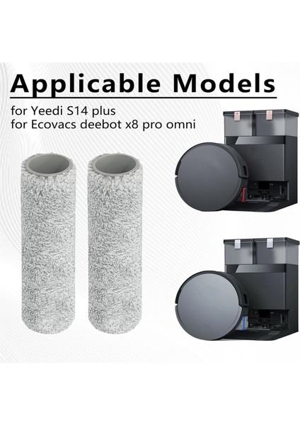 Ecovacs Deebot X8 Pro Omni Robot Süpürge Için Rulo Fırça Paspas Pedi, Yeedi S14 Plus Robot Süpürge Için Paspas Pedi Aksesuarları (Yurt Dışından) modelleri