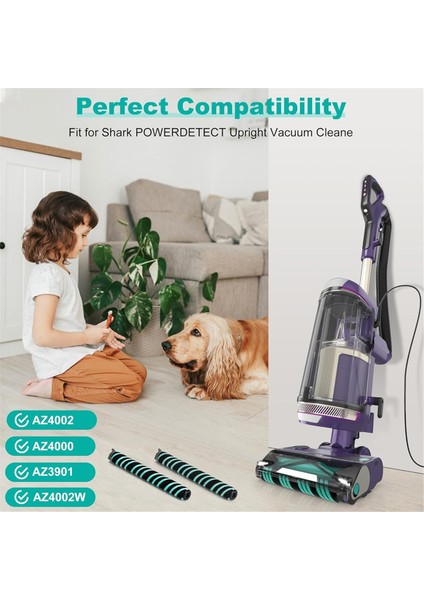 Shark AZ4000 AZ4002 AZ3901 Power Detect Dik Elektrikli Süpürge Aksesuarları Için Yumuşak Fırça Silindiri Yedek Parçaları (Yurt Dışından) modelleri