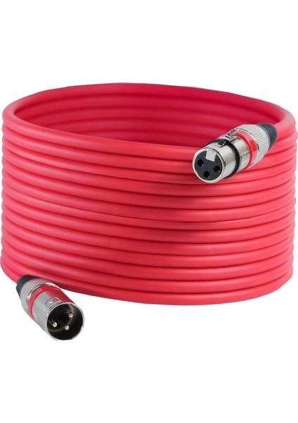 MXL-20M-RD Kaliteli XLR TO XLR 20 mt. Mikrofon Kablosu fiyatları