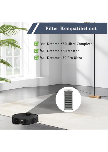 Dreame X50 Ultra COMPLETE/L50 Pro Ultra /X50 MASTER/S40 Enhanced Edition Elektrikli Süpürge Parçaları Için Hepa Filtresi (Yurt Dışından) fiyatları
