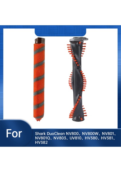 Shark Duoclean NV800, NV800W, NV801, NV801Q, NV803, UV810, HV380, HV381, HV382 Elektrikli Süpürge Için 2 Adet Fırça Rulosu (Yurt Dışından)