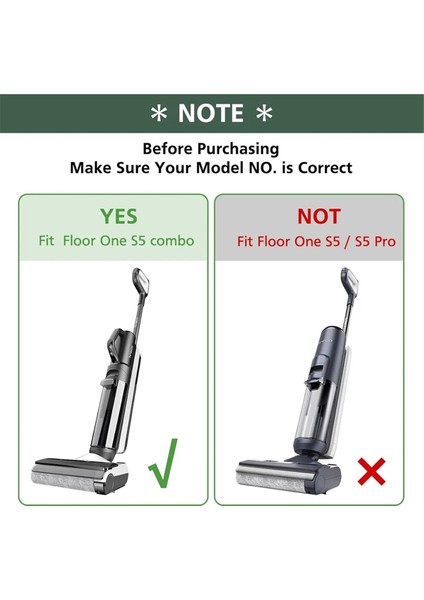 Tineco Floor One S5 Combo Kablosuz Islak Kuru Elektrikli Süpürge Fırça Silindiri ve Hepa Filtre Yedek Parçaları (Yurt Dışından) modelleri