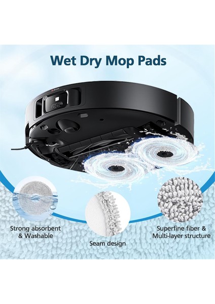 Dreame L40 Ultra / X40 Ultra / X40 Master Aksesuarları ve Mova P10 / P50 Pro Ultra Robot Süpürge Parçaları (Yurt Dışından) modelleri