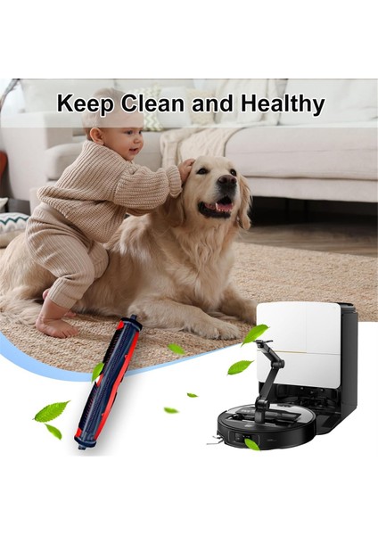 Roborock Saros Z70/G30 Uzay Süpürgesi Yedek Parçaları Için Karışmayan Rulo Fırça ve Yan Fırça Tricut Fırça (Yurt Dışından) fırsatları