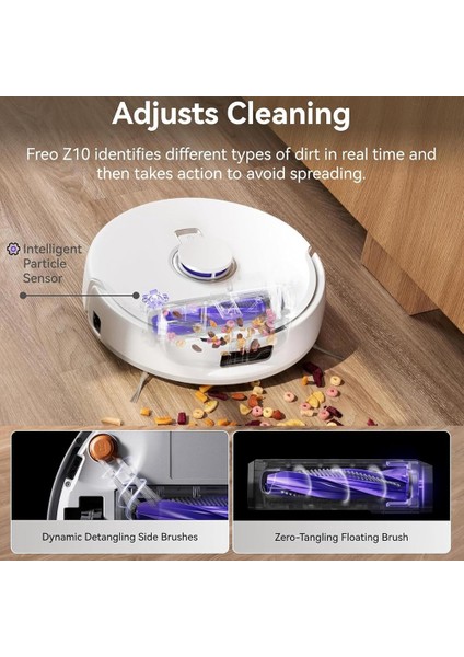 Narwal Freo Z10 Ultra/freo Z10 Robot Süpürge Parçaları Için 17 Adet Rulo Fırça Yan Fırça Paspas Ped Filtre Toz Torbası (Yurt Dışından) modelleri