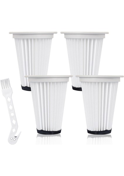 Einhell Te-Sv 18 Li Için 4 Adet Filtre, Yıkanabilir Filtreli Elektrikli Süpürge Aksesuarları, Yeniden Kullanılabilir Katlı Filtre (Yurt Dışından)