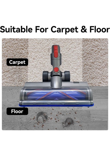 Dyson V7 V8 V10 V11 V15 Elektrikli Süpürge, Zemin Fırçası Başlığı Yedek Parçaları ve Elektrikli Süpürge Aparatları (Yurt Dışından) fiyatları