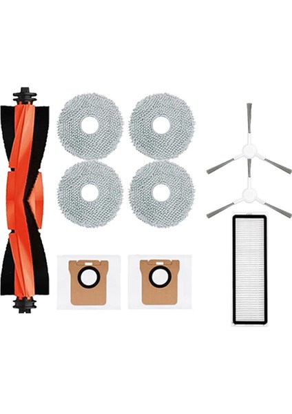 Xiaomi Robot Süpürge X20+ X10+ X20 Plus X10 Plus Parça Aksesuarları Ana Yan Fırça Hepa Filtre Paspas Pedleri Yedek Parçalar (Yurt Dışından)