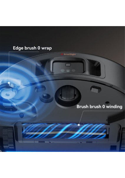 Mova P50 Pro Ultra Elektrikli Süpürge Yedek Parçaları Için Yan Fırçalı 3 Adet Saç Kesme Önleyici Tricut Fırçası (Yurt Dışından) fırsatları