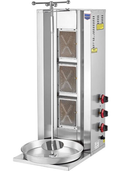 3 Radyanlı Doğalgazlı Ce Belgeli Döner Ocağı - D06