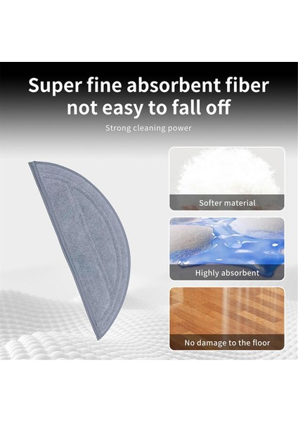 Roborock Saros 10, S9 Maxv Ultra Robot Süpürge Aksesuarları Yedek Parçalar Yedek Parçalar Paspas Bezleri Paspas Pedleri (Yurt Dışından) modelleri