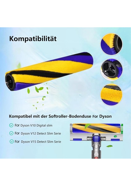 Dyson V12 Detect Slim Serisi Elektrikli Süpürge Için Yedek Filtreli Rulo Fırça Aksesuar Seti (Yurt Dışından) fiyatları