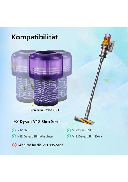 Dyson V12 Detect Slim Serisi Elektrikli Süpürge Için Yedek Filtreli Rulo Fırça Aksesuar Seti (Yurt Dışından) fırsatları