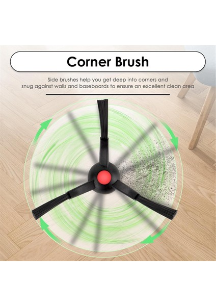 Eufy Omni S1 PRO/E28/E35/E25 Robot Süpürge Için Yedek Yan Fırçalar, Köşe Fırçası Aksesuar Seti (Yurt Dışından) fiyatları