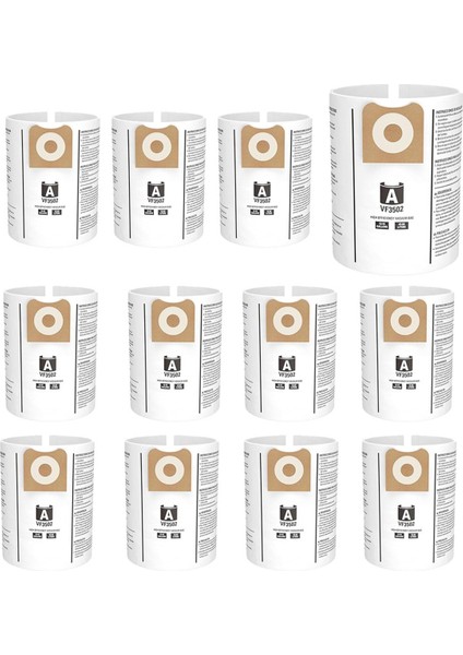 23743 VF3502 Vakum Torbaları, Sert 12-16 Galon Islak Kuru Vakumlar, Toz Toplama Torbaları WD1950 WD1956 WD1850 ile Uyumlu (Yurt Dışından)