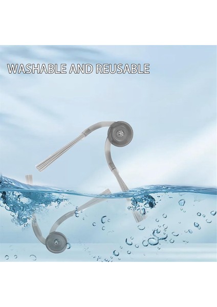 Roborock Saros 10R, Qrevo Curv, Qrevo Edge, Qrevo Curv S5X, Qrevo Edge S5A ve Saros 10 Robot Süpürge Için Yan Fırça (Yurt Dışından) modelleri