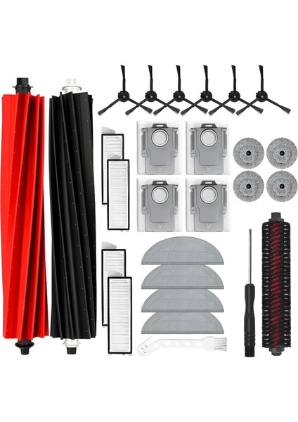 Roborock S8 Maxv Ultra/s8 Max Ultra Aksesuarları, Ana Fırçalar, Yan Fırçalar, Filtreler, Mendiller, Toz Torbaları (Yurt Dışından)