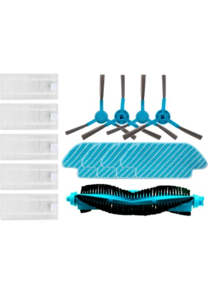 Silindir Yan Fırça Hepa Filtre Paspas Bezi Yedek Parçalar 1690 Pro Robotik Elektrikli Süpürge Yedek Parçaları A (Yurt Dışından)