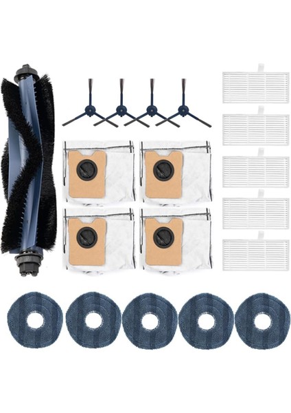 Eufy Robot Süpürge Omni C20 Için Yedek Parçalar ve Hepsi Bir Arada Istasyonlu Süpürge Aksesuarları Kiti (Yurt Dışından)