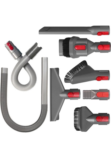 Dyson V7 V8 V10 V11 V15 Elektrikli Süpürge, Kurutma Makinesi, Havalandırma Hortumu, Uzatma Hortumu, Yatak Dar Alan Temizleme Aparatı Için Vakum Bağlantı Kiti (Yurt Dışından) fiyatları