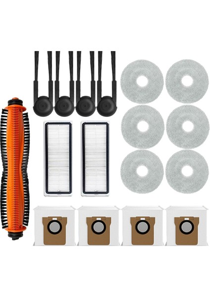 Xiaomi Mijia M40S / OV31CN Robot Süpürge Yedek Parçaları Ana Yan Fırça Hepa Filtre Paspas Bezi Toz Torbası Aksesuarları (Yurt Dışından)