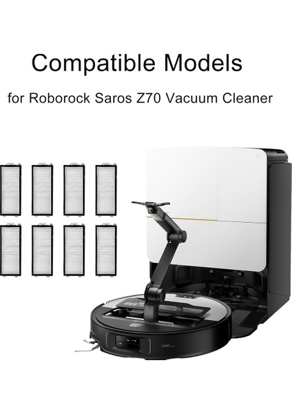 Roborock Saros Z70/QREVO Master Robot Süpürge Için Yıkanabilir Filtre Yedek Parçaları, Hepa Filtre Aksesuarları (Yurt Dışından) modelleri