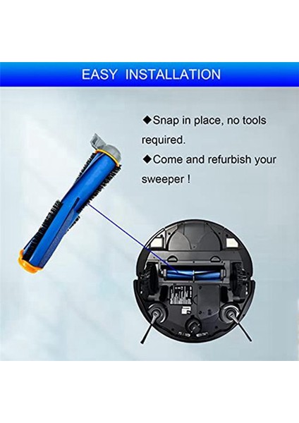 AV2501AE / RV2502AE/ RV2520AOUS / AV2510AOUS Robotik Elektrikli Süpürge Parçaları Ana Fırça Kapağı Için Ana Fırça (Yurt Dışından) fırsatları