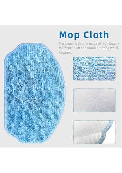 Midea VCR04W Robot Süpürge Yedek Parça Aksesuarları Için 5'li Mop Bezi Temizleme Bezi (Yurt Dışından) modelleri