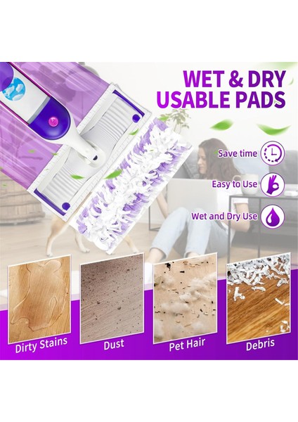 Swiffer Power Mop Pedleri Çok Yüzeyli Mop ve Power Mop Zemin Temizliği Için 25 Adet Tek Kullanımlık Mop Pedi Yedek Parçası (Yurt Dışından) fırsatları