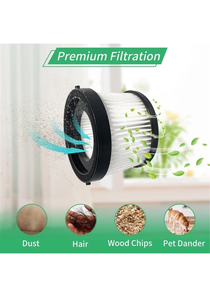 Dewalt 20V Kablosuz El Süpürgesi Için 6'lı Paket DCV501HB DCV5011H Süpürge Filtreleri, Parça DCV5011H ile Karşılaştırıldı (Yurt Dışından) modelleri