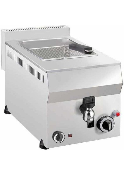 8 Litre Fritöz (Gazlı Tahliye Musluklu) R112CE