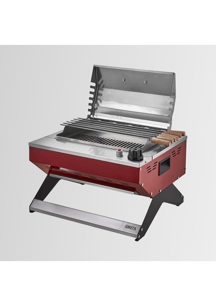 Gazlı (Tüplü) Profesyonel Döküm Barbekü Mangal