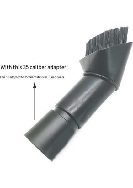 Toz Fırçası 1,25 Inç Temizleyici Vakum Fırçası Yumuşak Kıllar 1-1/4 Inç Ila 1-3/8 Inç Hortum Adaptörü, Karcher Miele Philips Için (Yurt Dışından) modelleri