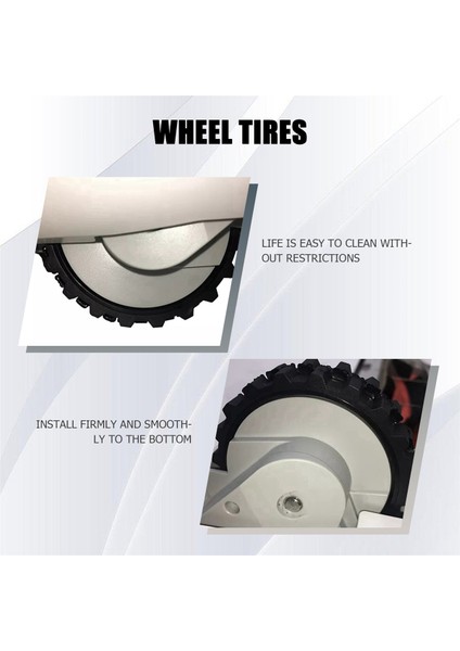 1st 1s Robotlu Süpürge Için Tekerlek Lastikleri S50 S55 S5 Max Tekerlekler Kaymaz Yedek Aksesuar (Yurt Dışından) fırsatları