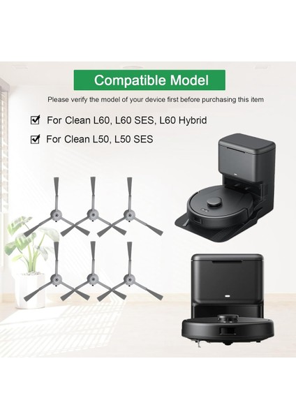 Eufy L60, L50, L60 Ses, L50 Ses Elektrikli Süpürge Yedek Parçaları Için Yan Fırça (Yurt Dışından) fiyatları