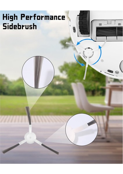 L10S ULTRA/L10 Ultra Robotlu Süpürge Ana Yan Fırça Hepa Filtre Paspas Bezi Yedek Yedek Parça (Yurt Dışından) modelleri