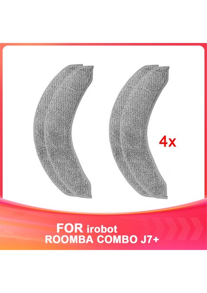 Irobot Süpürge Aksesuarları Roomba Combo J7+ Bez Takımı Yedek Sarf Malzemeleri Için Uygundur (Yurt Dışından)