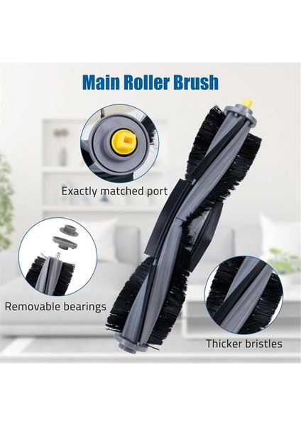 Deebot X1 Omni Turbo Elektrikli Süpürge Aksesuarları Ana Yan Fırça Hepa Filtre Paspas Bezi Toz Torbası Parçaları (Yurt Dışından) fiyatları