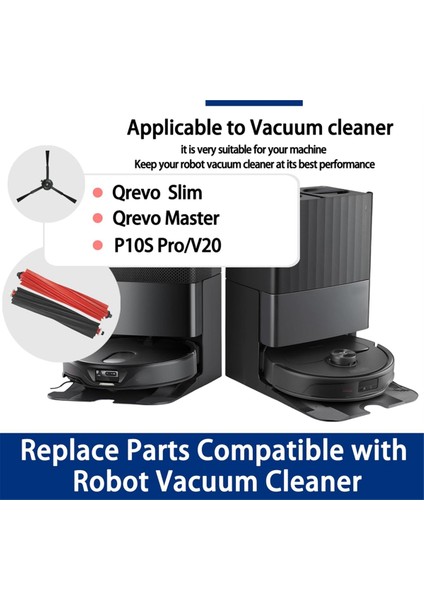 Roborock Qrevo Slim, Qrevo Master Elektrikli Süpürge Aksesuarları Ana Fırça Filtre Paspas Bezi Toz Torbası Yedek Parçaları (Yurt Dışından) fiyatları