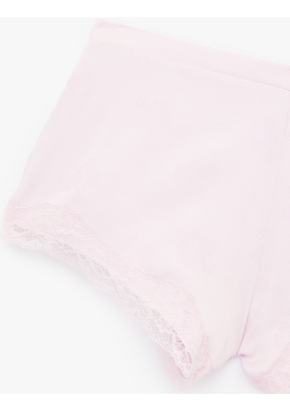 Dantel Detaylı Saten Şort Pijama Altı modelleri