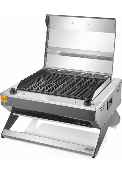 Elektrikli Profesyonel Döküm Maksi Barbekü