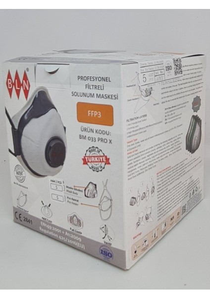 Bm 033 Pro x Ffp3 Nr TOZ MASKE 5 Adet fırsatları
